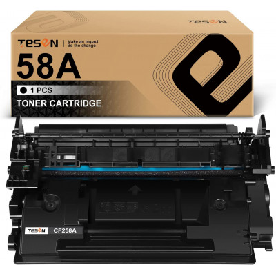 TESEN HP 58A CF258A【with Chip】 Remanufactured Toner Cartridge Replacement 1 Pack